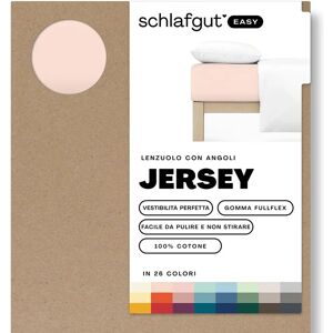 SCHLAFGUT EASY Baumwoll Spannbettlaken - 180x200cm - Lila Light SCHLAFGUT EASY Baumwoll Spannbettlaken - 180x200cm - Lila Light