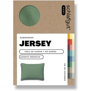 SCHLAFGUT EASY Jersey Kissenhülle - Grün (mittel) - Kissenhülle SCHLAFGUT EASY Jersey Kissenhülle - Grün (mittel) - Kissenhülle