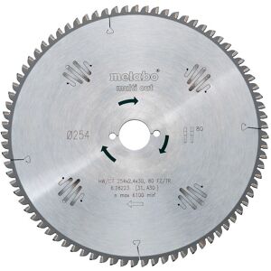 Metabo 628091000 Cirkelzaagblad - 96 tanden - 305mm Metabo 628091000 Cirkelzaagblad - 96 tanden - 305mm