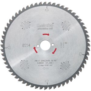 Metabo 628221000 Lama circolare - Professionale 254mm - Verde Metabo 628221000 Lama circolare - Professionale 254mm - Verde