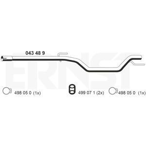 ERNST Modell - Zentrales Abgasrohr für Opel Signum, Vectra C ERNST Modell - Zentrales Abgasrohr für Opel Signum, Vectra C