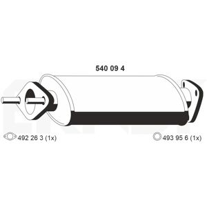 Silencieux d'échappement Ernst 540094 pour Alfa Romeo GTV & Spider - Publicité Silencieux d'échappement Ernst 540094 pour Alfa Romeo GTV & Spider - Publicité