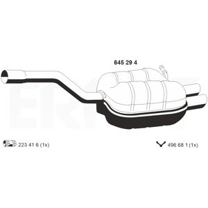 ERNST 645294 Silencieux - Convient pour Skoda Octavia III et VW Golf 6 - Publicité ERNST 645294 Silencieux - Convient pour Skoda Octavia III et VW Golf 6 - Publicité