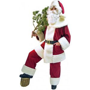 Disfraz de Papá Noel de Müller - Terciopelo Rojo, Talla Única - Navidad y Carnaval Disfraz de Papá Noel de Müller - Terciopelo Rojo, Talla Única - Navidad y Carnaval