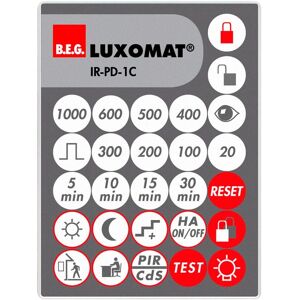 BEG B.E.G. IR-PD-1C Télécommande pour Détecteurs de Mouvement - Accessoire - Publicité BEG B.E.G. IR-PD-1C Télécommande pour Détecteurs de Mouvement - Accessoire - Publicité