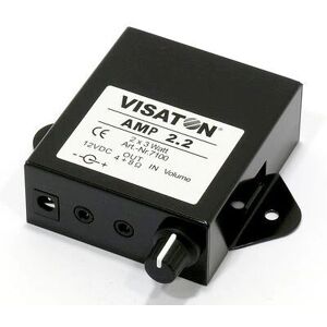 Visaton AMP 2.2 Stereo Forstærker - 2x3W, Sort Visaton AMP 2.2 Stereo Forstærker - 2x3W, Sort