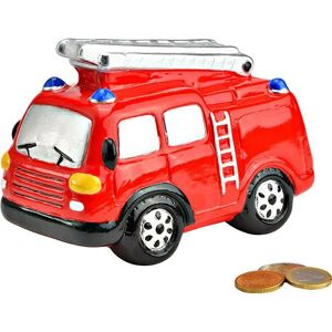 G. Wurm 10040481 Camion de pompiers tirelire en céramique - Publicité G. Wurm 10040481 Camion de pompiers tirelire en céramique - Publicité