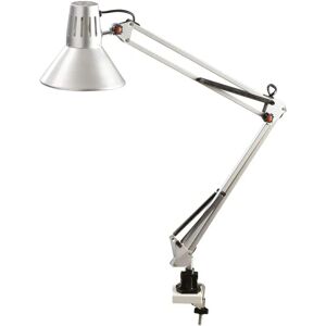 Alco Lámpara de Mesa Plata - Luz de Escritorio Alco Lámpara de Mesa Plata - Luz de Escritorio