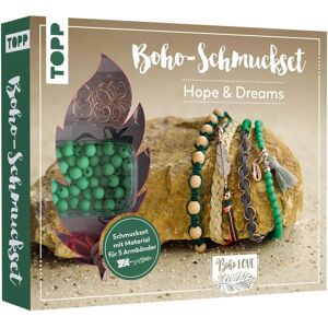 Zestaw biżuterii Boho - Hope & Dreams - Zielony Zestaw biżuterii Boho - Hope & Dreams - Zielony