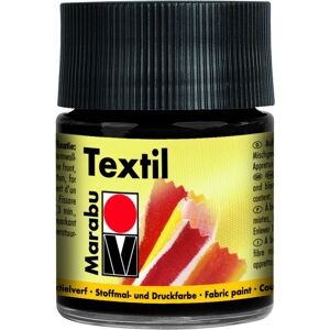 Peinture textile à base d'eau Marabu 073 - Noir - 50 ml - Peinture - Publicité Peinture textile à base d'eau Marabu 073 - Noir - 50 ml - Peinture - Publicité