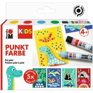 Marabu KiDS Dino Punktfarbe Set - Wasserbasierte Punktpenseln, Matt Marabu KiDS Dino Punktfarbe Set - Wasserbasierte Punktpenseln, Matt
