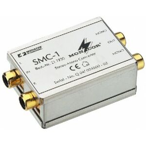 Convertisseur stéréo/mono Monacor SMC-1 - Adaptateur audio Convertisseur stéréo/mono Monacor SMC-1 - Adaptateur audio