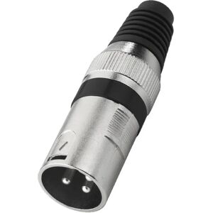 Connecteur filaire XLR-207P/SW - XLR 3 pôles noir Connecteur filaire XLR-207P/SW - XLR 3 pôles noir