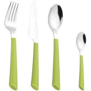 Esmeyer Jane Bestekset - Roestvrij staal 18/0, groene handgrepen - 24 stuks Esmeyer Jane Bestekset - Roestvrij staal 18/0, groene handgrepen - 24 stuks