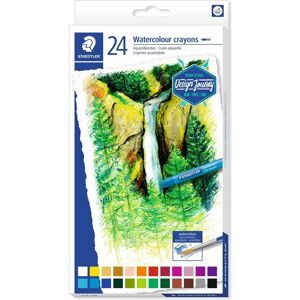 Staedtler 223 C24 Watercolour Crayons - Multi-Colour - Watercolour Crayons Staedtler 223 C24 Watercolour Crayons - Multi-Colour - Watercolour Crayons