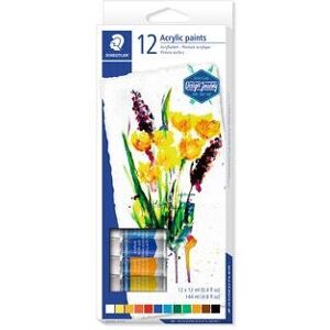 Staedtler Acrylic Paint Set - 12 Colors 12ml Multi Tube Staedtler Acrylic Paint Set - 12 Colors 12ml Multi Tube