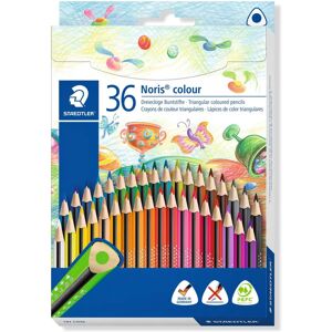 Lápices de colores Noris Triangulares Staedtler - 36 piezas Lápices de colores Noris Triangulares Staedtler - 36 piezas