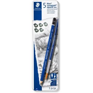 Crayon graphite Staedtler 100A G6 - 4B, 6B, 8B, Résistant à l’eau Crayon graphite Staedtler 100A G6 - 4B, 6B, 8B, Résistant à l’eau