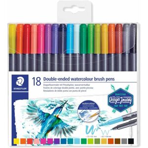 Staedtler 3001 Felt Pen - Fine/Extra Bold, Multicolor - 18 pcs Staedtler 3001 Felt Pen - Fine/Extra Bold, Multicolor - 18 pcs
