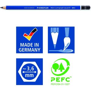 Staedtler Mars Lumograph Watercolor Pencils Kit - 3-Piece Staedtler Mars Lumograph Watercolor Pencils Kit - 3-Piece