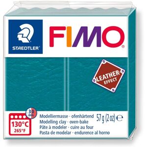 Argile de Modélisation Staedtler FIMO 8010 - Aqua, Effet Cuir - 57g Argile de Modélisation Staedtler FIMO 8010 - Aqua, Effet Cuir - 57g