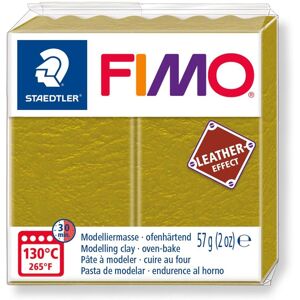 FIMO Effet Cuir Pâte à Modeler - 57g Olive - Pâte à Modeler FIMO Effet Cuir Pâte à Modeler - 57g Olive - Pâte à Modeler