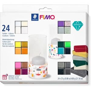 Staedtler FIMO 8013 C Modeling Clay - 24 Colors, 600g, Black & Multicolored Staedtler FIMO 8013 C Modeling Clay - 24 Colors, 600g, Black & Multicolored