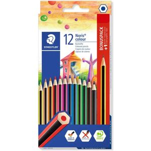 Crayons de couleur Staedtler 185 SET9 - Hexagonal, Bois Recyclé Crayons de couleur Staedtler 185 SET9 - Hexagonal, Bois Recyclé