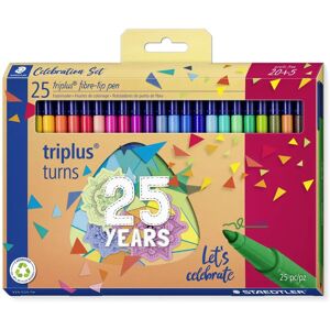 Rotulador de fibra Staedtler Triplus 323 - Multicolor - 25 piezas Rotulador de fibra Staedtler Triplus 323 - Multicolor - 25 piezas