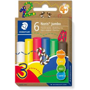 Pâte à modeler Staedtler 842 C6 - Multicolore - Pour enfants & école - Publicité Pâte à modeler Staedtler 842 C6 - Multicolore - Pour enfants & école - Publicité