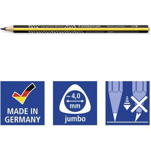 Staedtler Noris Jumbo HB Pencil - Drawing & Writing Staedtler Noris Jumbo HB Pencil - Drawing & Writing