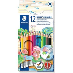 Staedtler Noris Erasable Colored Pencils - Assorted, 12 pcs Staedtler Noris Erasable Colored Pencils - Assorted, 12 pcs
