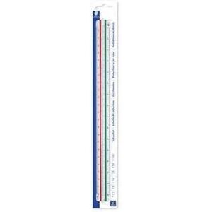 Staedtler Mars 561 Scale Ruler - 6 Scales - 30cm - White Staedtler Mars 561 Scale Ruler - 6 Scales - 30cm - White
