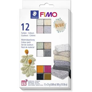 FIMO Boho Colours Effect Modeling Clay Kit - 12 Pieces FIMO Boho Colours Effect Modeling Clay Kit - 12 Pieces