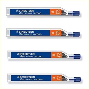 Staedtler Mars Micro Carbon 250 Graphite Lead Refill - 0.9mm B - Pack of 12 Staedtler Mars Micro Carbon 250 Graphite Lead Refill - 0.9mm B - Pack of 12