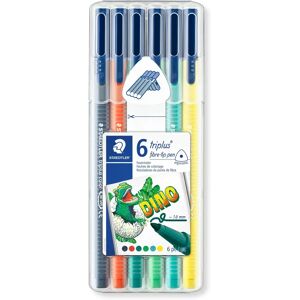 Marqueurs Staedtler Fasermaler triplus color - Ensemble de 6 - Publicité Marqueurs Staedtler Fasermaler triplus color - Ensemble de 6 - Publicité