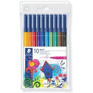 Staedtler Noris 326 Felt Pen - Assorted Colors, Pack of 10 Staedtler Noris 326 Felt Pen - Assorted Colors, Pack of 10