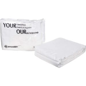 Tela de Fondo BRESSER Y-9 - Algodón, 2,5x3 m, Blanco - Tela de Fondo Tela de Fondo BRESSER Y-9 - Algodón, 2,5x3 m, Blanco - Tela de Fondo