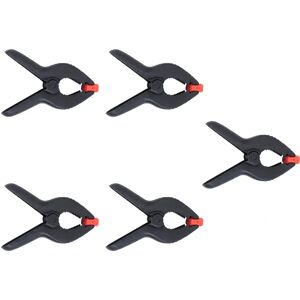 Set van 5 Multi Klemmen Bresser BR-50 - Fotostudio Accessoires Set van 5 Multi Klemmen Bresser BR-50 - Fotostudio Accessoires