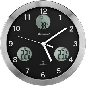Horloge Murale Radio-Contrôlée Bresser Mytime io - Température & Humidité - Publicité Horloge Murale Radio-Contrôlée Bresser Mytime io - Température & Humidité - Publicité