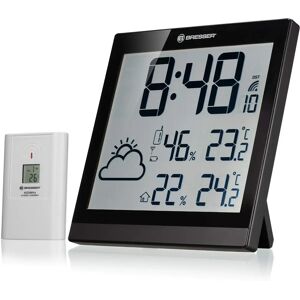 Bresser ClimaTemp JC LCD Weather Clock - Black - Weather Clock Bresser ClimaTemp JC LCD Weather Clock - Black - Weather Clock