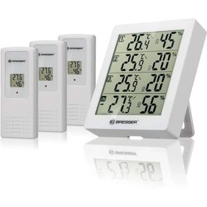 Bresser White Indoor/Outdoor Humidity & Temperature Station - Weather Station Bresser White Indoor/Outdoor Humidity & Temperature Station - Weather Station