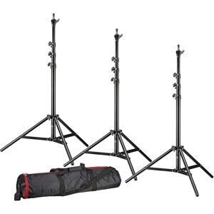 Conjunto de Trípodes de Lámpara BRESSER - Aluminio, Ajustable, 3 Piezas Conjunto de Trípodes de Lámpara BRESSER - Aluminio, Ajustable, 3 Piezas