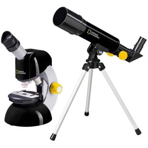 National Geographic Telescope & Microscope Set - Refractor & 40x-640x Microscopy National Geographic Telescope & Microscope Set - Refractor & 40x-640x Microscopy