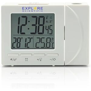 Explore Scientific RDP1001WHT - Réveil Numérique Radiocontrolé - Publicité Explore Scientific RDP1001WHT - Réveil Numérique Radiocontrolé - Publicité