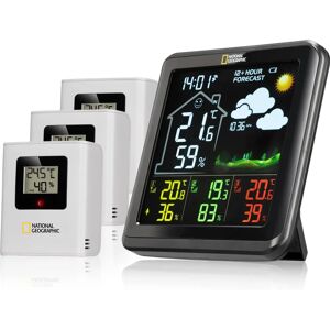 National Geographic VA Colour LCD Weather Station - Black National Geographic VA Colour LCD Weather Station - Black