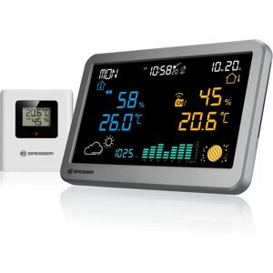 BRESSER Kabellose Wetterstation - MeteoTemp TBH - Silber BRESSER Kabellose Wetterstation - MeteoTemp TBH - Silber