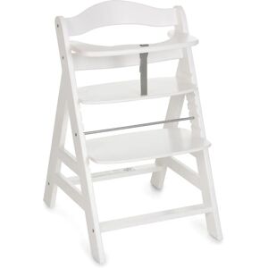 Hauck Alpha+ White Adjustable Wooden High Chair - High Chair Hauck Alpha+ White Adjustable Wooden High Chair - High Chair