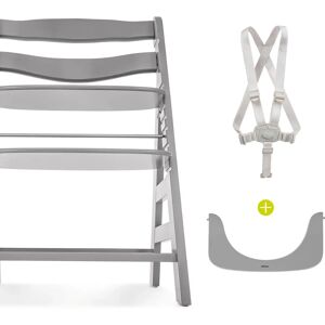 Hauck Alpha+ Wooden Highchair Grey - High Chair Hauck Alpha+ Wooden Highchair Grey - High Chair