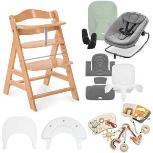 Hauck - Alpha Start N Grow - Grijs - Hout - Hoge stoel Hauck - Alpha Start N Grow - Grijs - Hout - Hoge stoel